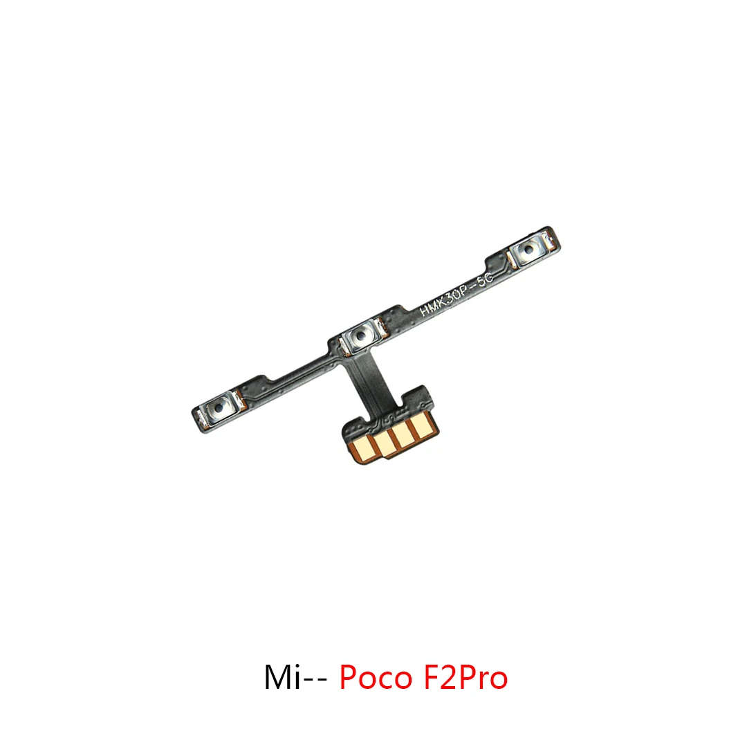 For Xiaomi Poco A1 A2 A2Lite A3 C3 F1 F2Pro F3 M2Pro M3 M3Pro X2 X3 X3Pro Power On Off Volume Button Flex Cable Switch Key