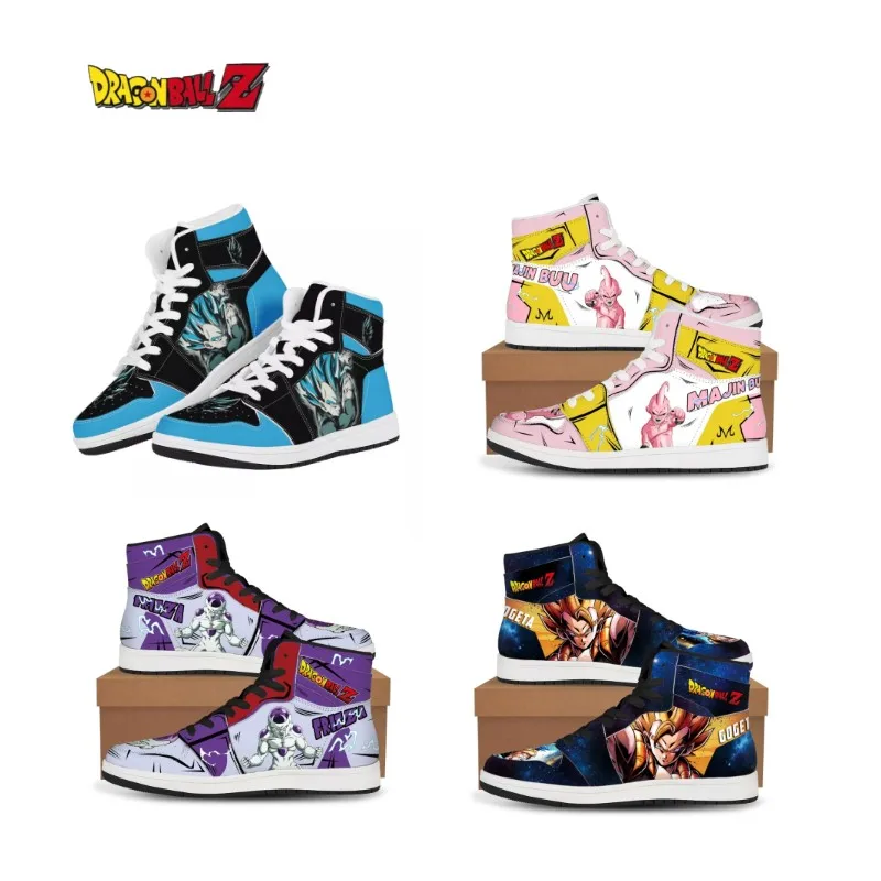 

Anime Dragon Ball Son Goku Canvas Sneakers Casual Shoes Basketball Shoes Cartoon Printing Comfortable Flat Shoes Birthday Gift