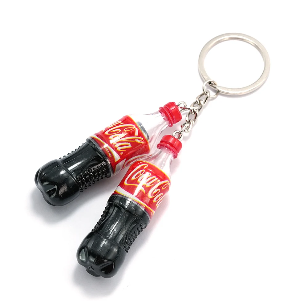 Einzigartiger Schlüsselanhänger mit zwei Getränkeflaschen, Unisex, 7 Stiloptionen, Rucksack-Schlüsselanhänger, Dekoration, Hip-Hop, cooler Schlüsselanhänger, Schmuckstück – Detail 7