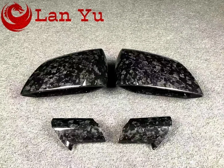 Dry Carbon Fiber Car Rearview Mirror Bright Black Rearview Mirror Cover For Lamborghini Aventador LP700 Side Mirror