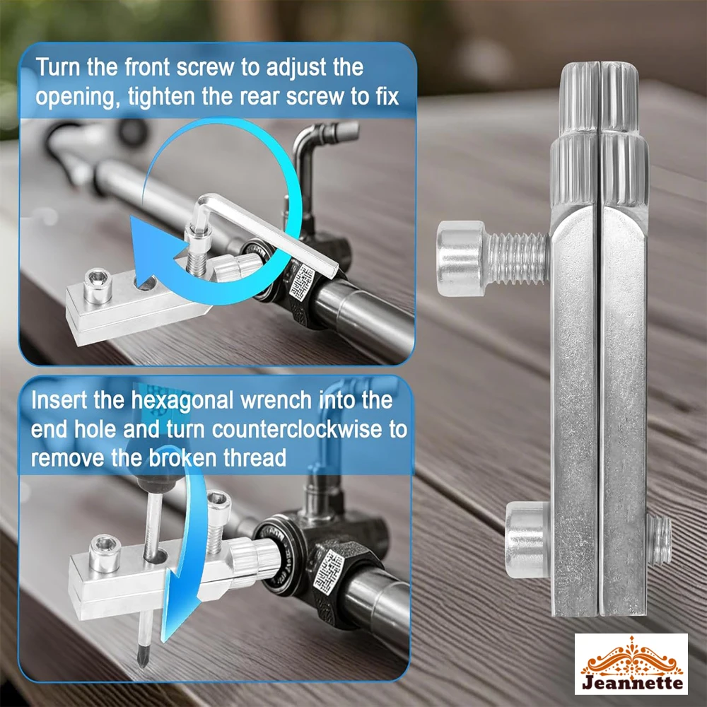 Premium Easy-Out Stripped Screw Extractor Set High-Quality Carbon Steel Tool Set, An All-in-One Removal Tool Set