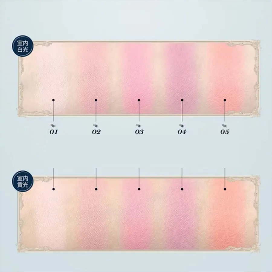 Poudre de fard à joues Flowerknows Garden Rose Blush pour les joues, maquillage sans cruauté - Modeler, Contour du visage pour un fini mat naturel