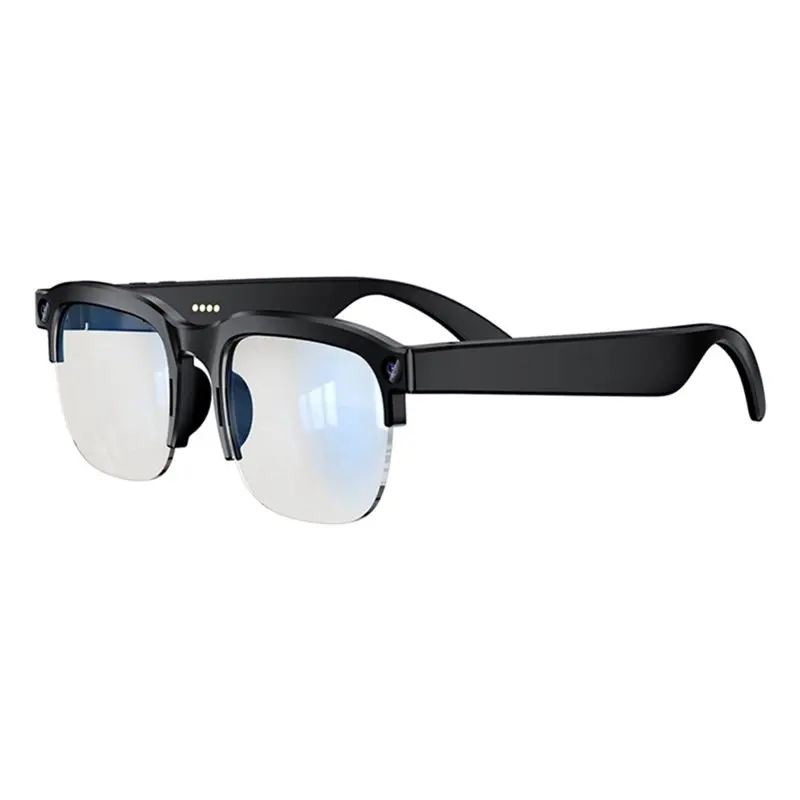 A55T Smart AI Glasses With Camera Bluetooth AI Translation Functionality Anti-Blue Light AI Glasses Call/Conference Recording