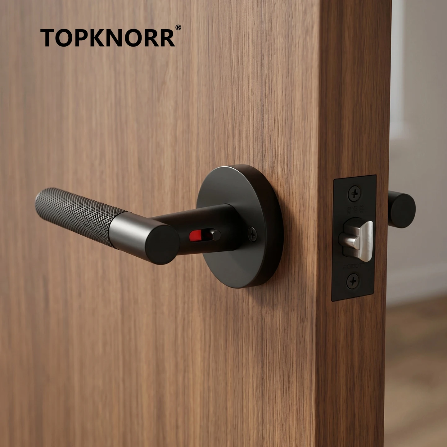 black-bathroom-door-handle-lock-with-key-silent-magnetic-suction-red-indicator-for-home-bedroom-wooden-door-indoor-lock