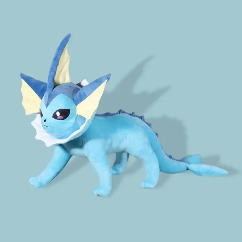 50 ซม.Pokemon Vaporeon ขนาดใหญ่ของเล่นตุ๊กตาอะนิเมะตุ๊กตาหมอนเครื่องประดับผู้ใหญ่เด็กของขวัญวันเกิดของเล่น