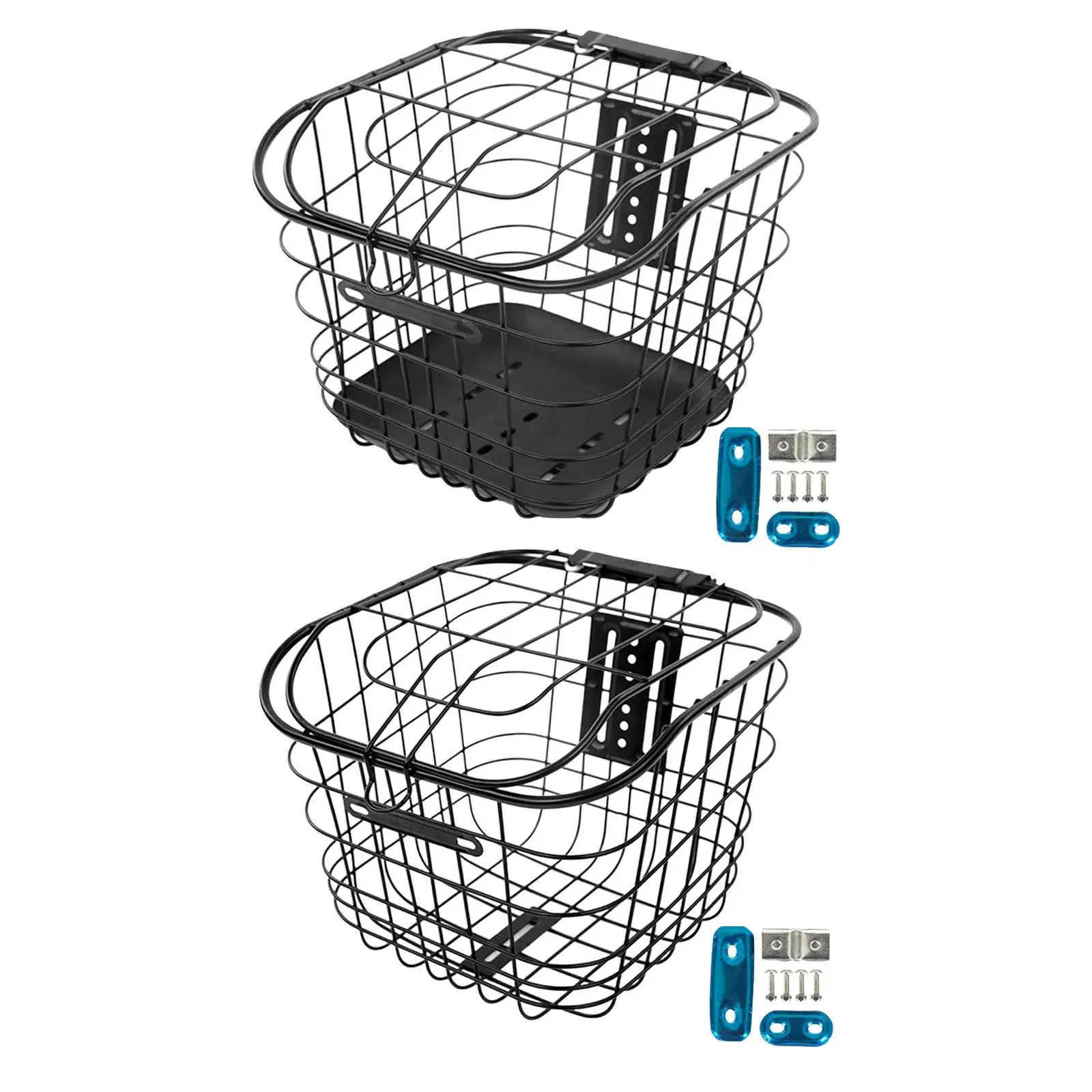 

Mountain Bike Basket Front Rear Lightweight Bicycle Basket for Kid Folding Bikes Hiking Biking Outdoor Most Rear Bike Racks