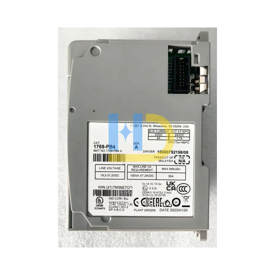 وحدة اتصال أصلية جديدة 1769PB4 مدمجة IO إلى DSI وحدة تحكم 1769-PB4 PLC