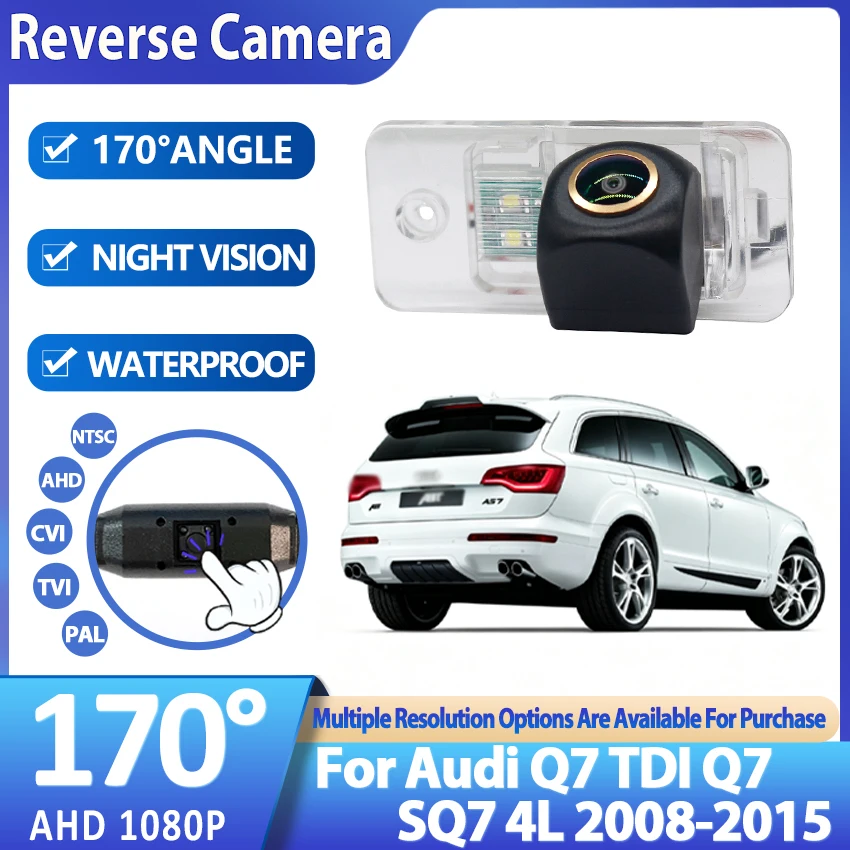 CVBS AHD Vehicle Rear View Reverse Camera For Audi Q7 TDI Q7 SQ7 4L 2008-2013 2015 A6 B6 A3 Cabrio S3 Car Backup Parking Camera