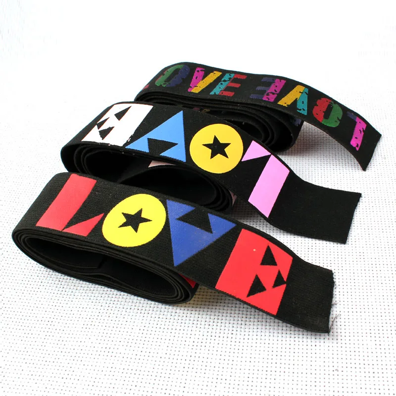 4CM wide love color elastic band / sewing clothing accessories ladies belt / rubber band