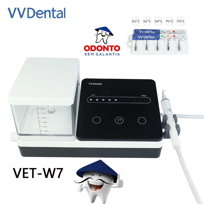 Odonto sem Galantia VVDental Ultrasonic Washing Machine Calculus Plaqu Periodontal disease pulpitis removal  VET W7 with 10pcs