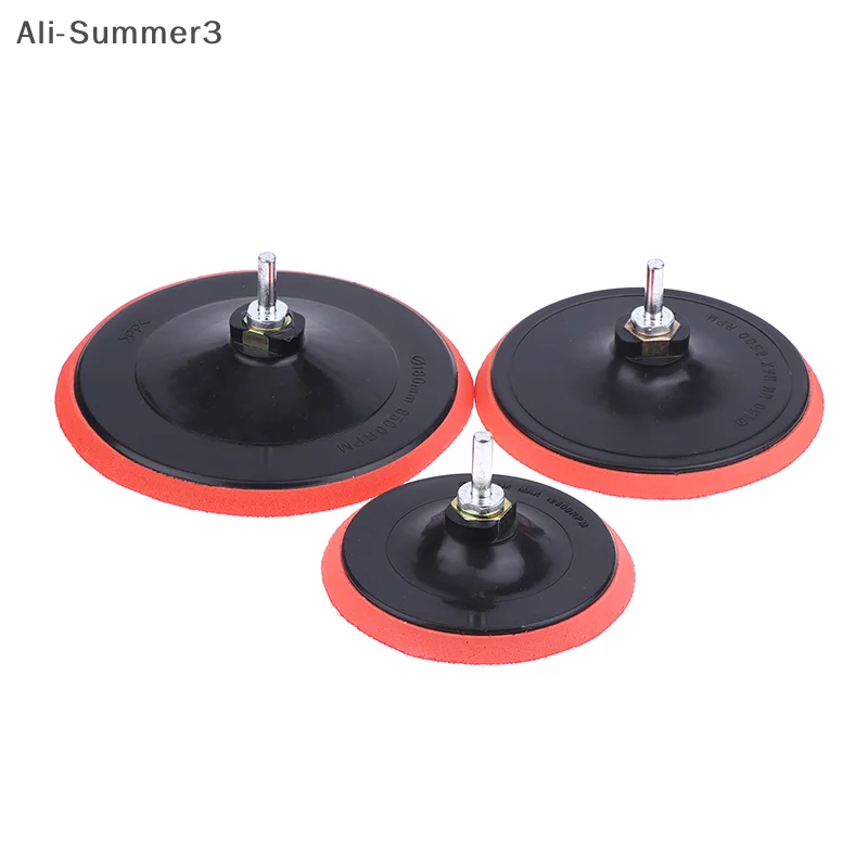 3/4/5 Inch Foam Plastic Backing Pad Sanding Disc Backer Thread Polishing Sanding Backer Plate For Angle Grinder Sander Tools