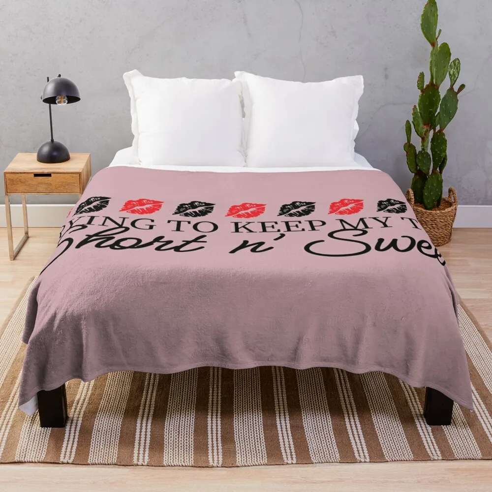 

Trying to keep my TBR Short n' Sweet Throw Blanket Tourist Soft Plaid Luxury Throw Blankets