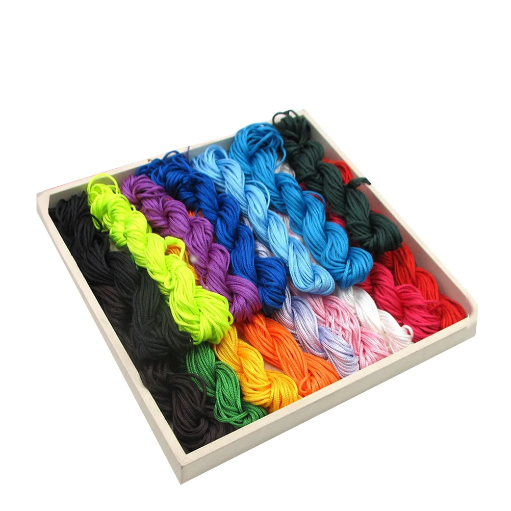 

16 Pcs Bead String Rope Jewelry Making Supplies DIY Bracelet Material Crafts Elastic Necklaces Accessories Durable Practical