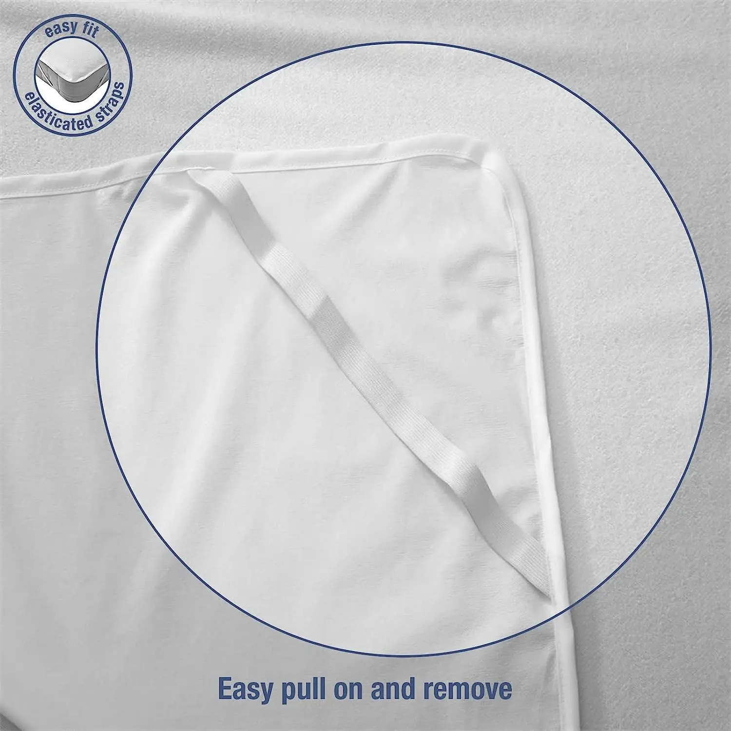 Waterproof Bed Sheet For Mattress Pad & Topper With Band Bed Protector Waterproof Mattress Protector