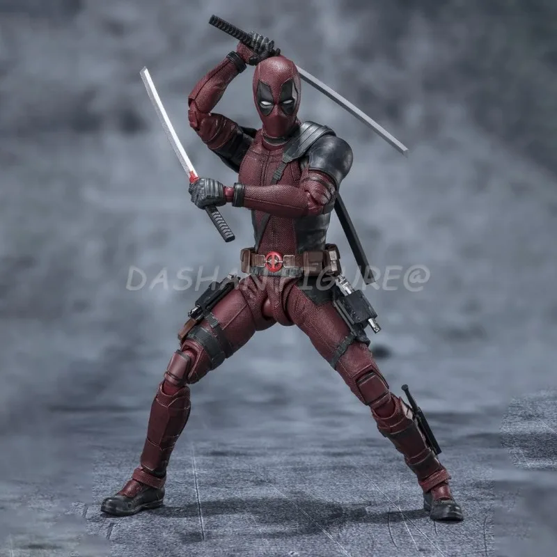 SHF Deadpool 2 Action Figure PVC Superhero Collection Doll Movable 16cm Marvel Deadpool Figurine Model Toys for Child\'s Gifts