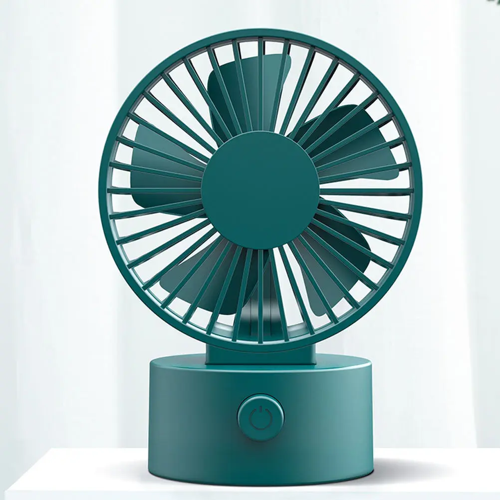 

USB Desk Fan Mini Portable ABS Adjustable Angle Three Speeds Fan for Home Office Bedroom Cooling