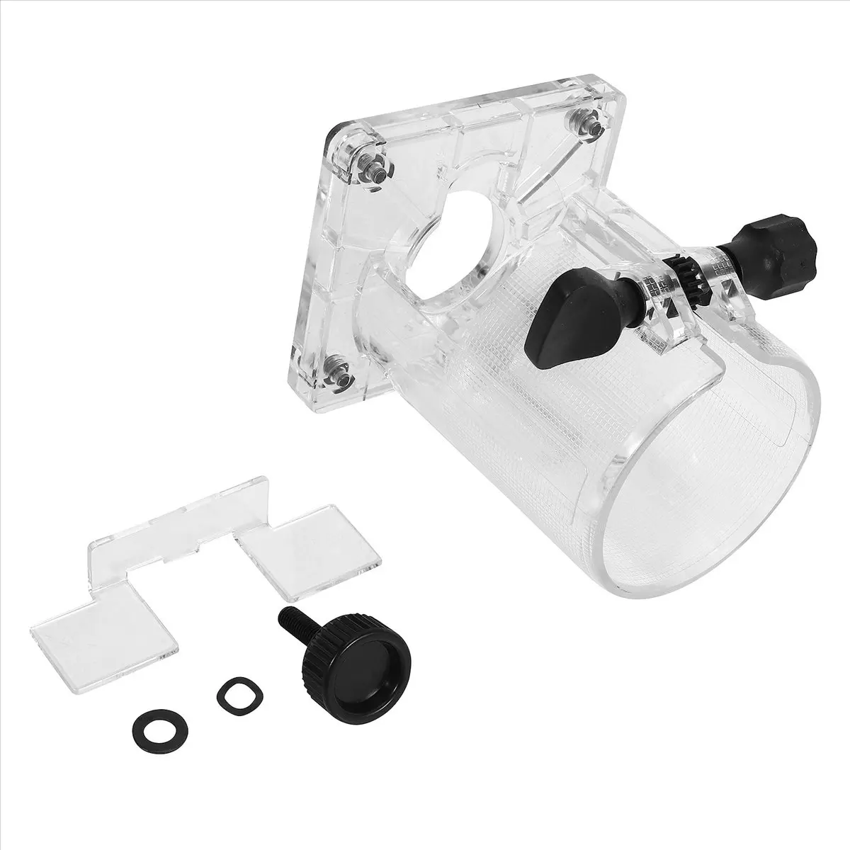 

SEO 3X Woodworking Trimmer Accessories Hard Plastic Base Shield with 2 Knobs for Makita 3703 Electric Trimming Machine