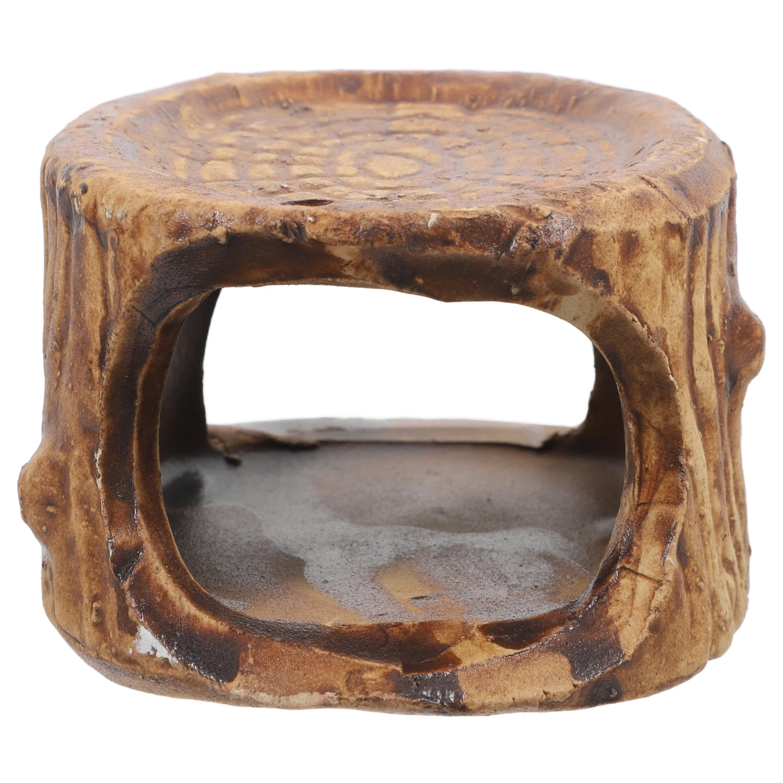 

Ceramic Aquarium Decor Breeding Shelter For Betta Tank Turtle Basking Platform Shrimp Breeding Cave Tunnel Fish Tank Decoration