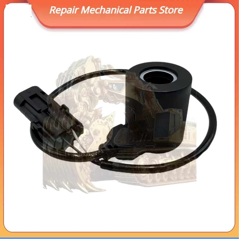 

12v Solenoid Valve Coil China-made Construction Machinery Part For Excavator Fittings Compatible With Sany Sy60