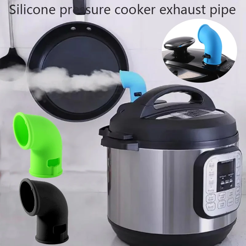 1PC Silicone Instant Pot Pressure Cooker Exhaust Pipe Exhaust Hole Pressure Cooker Steam Diverter Release Valve Accessories