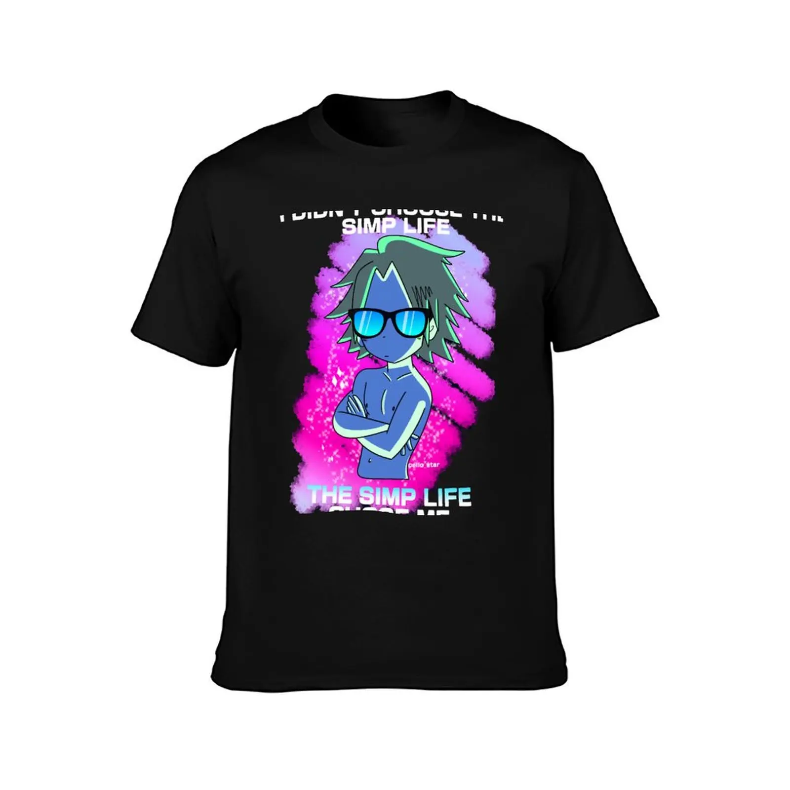 Simp life Denki T-Shirt Plus Size Non-Shrink T-Shirt