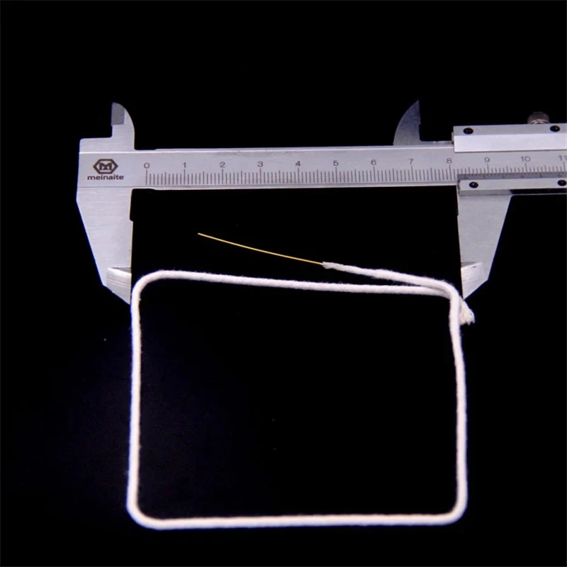 10 teile/los 30cm lange universelle Ersatz baumwoll draht Dochte mit Metall nadel für Zippo Kerosin Benzin Feuerzeug Reparatur zubehör
