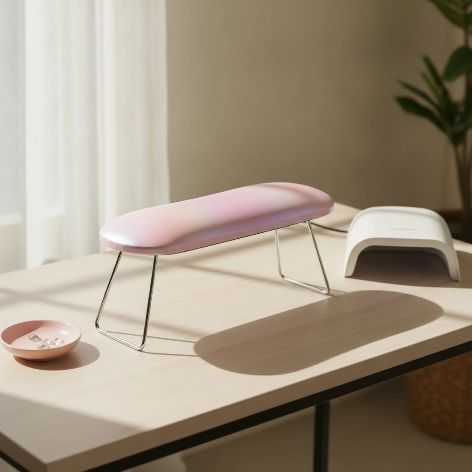 nail-hand-rest-with-metal-legs-stable-nail-hand-rest-furniture-ergonomic-space-saving-for-manicurists