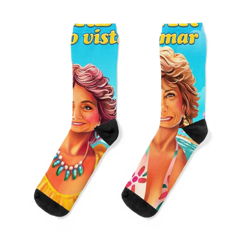 

Barb and Star Go to Vista Del Mar 2021 Socks colored new in's sheer Stockings Socks Men Women's