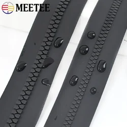 1-5M 5# 8# Waterproof Resin Zippers Tape Continuous Zips Outdoor Bags Backpack Tent Clothes Zip Roll DIY Bag Sewing Accessories
