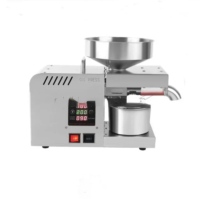 Small, fully automatic, multifunctional oil machine for household use, intelligent temperature control, high oil hot and cold pr