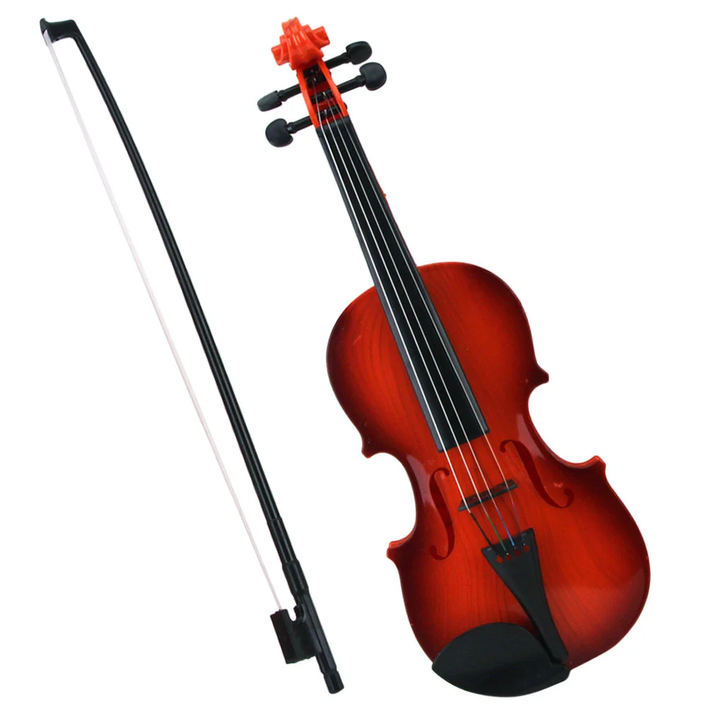 Simulated Violin Toy for Kids Musical Plaything Imitation Instruments Plastic Toys Toddlers Simulation Model