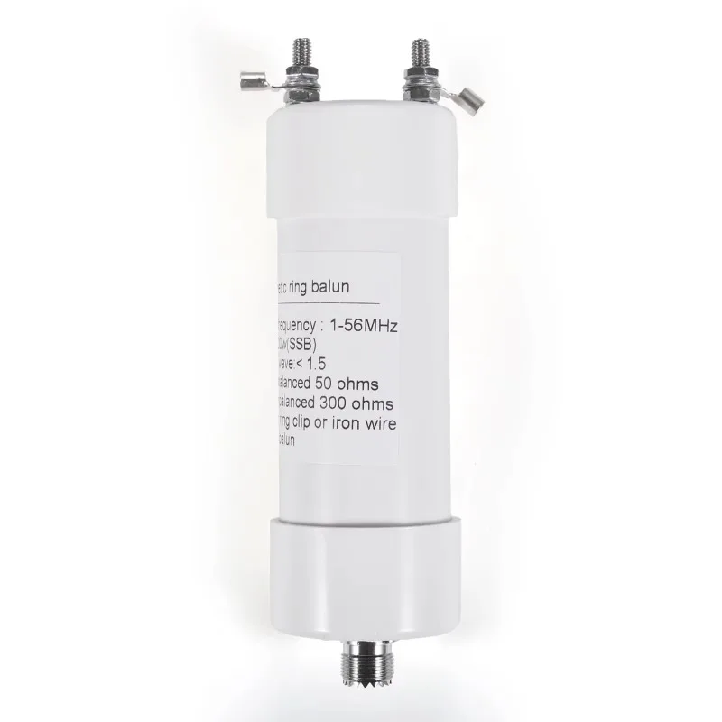 

500W HF Converter 50Ω→300Ω 1:6 Transformer 1-56 MHz Shortwave Radio