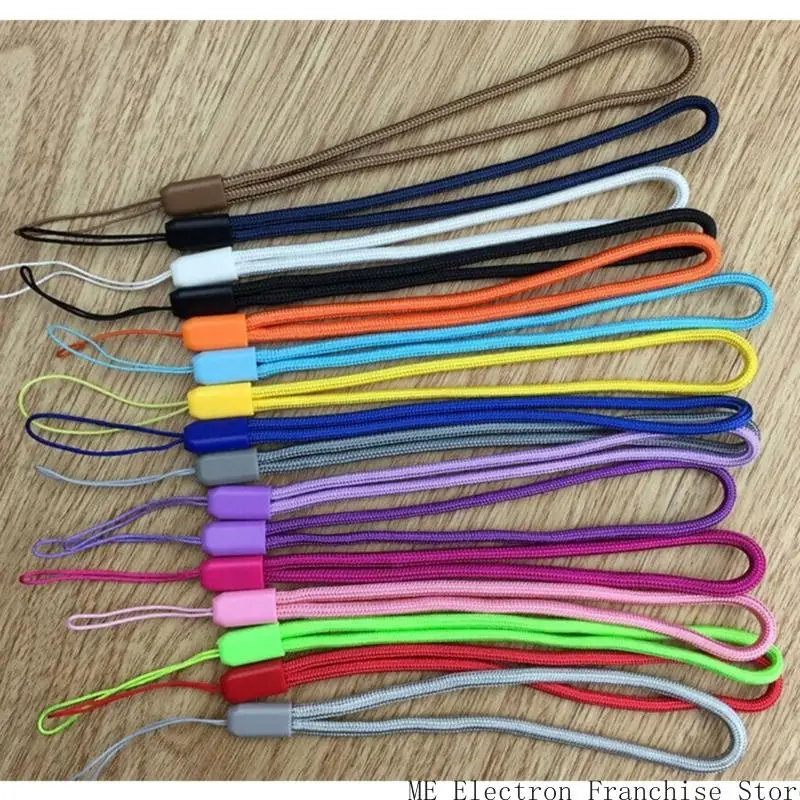 50Pcs Colorful Nylon Wrist Straps Hand Wrist Strap Lanyard For Keychain Phone Cameras Key Badge Holder USB Flash Drives