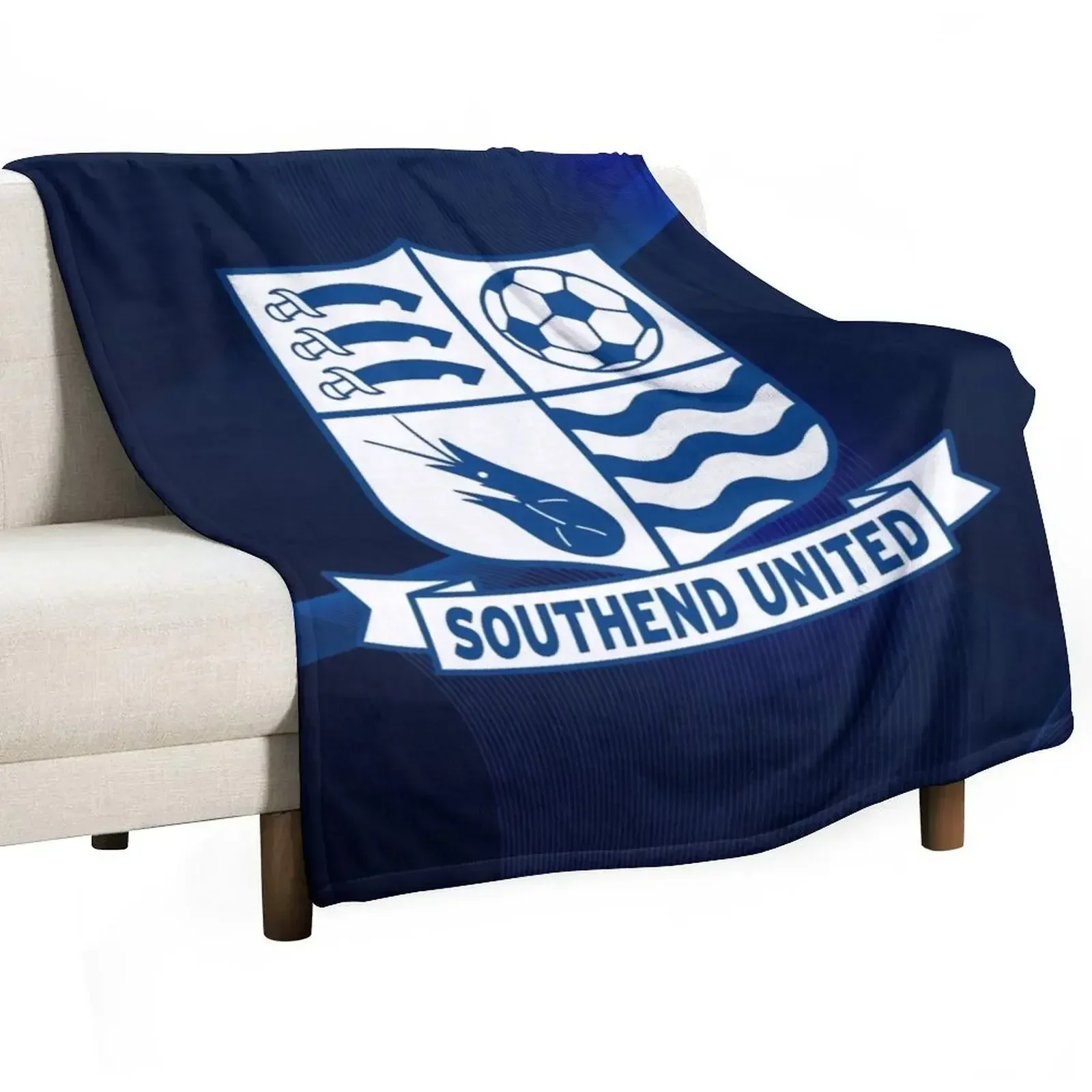 Southend United FC Throw Blanket Hairys Camping Soft Blankets