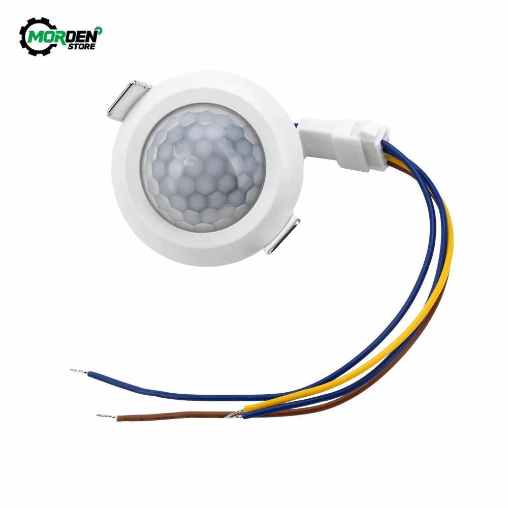 Infrared PIR Probe LED Body Motion Sensor LED PIR Infrared Motion Sensor Detection Automatic Sensor Light Switch Power Supply