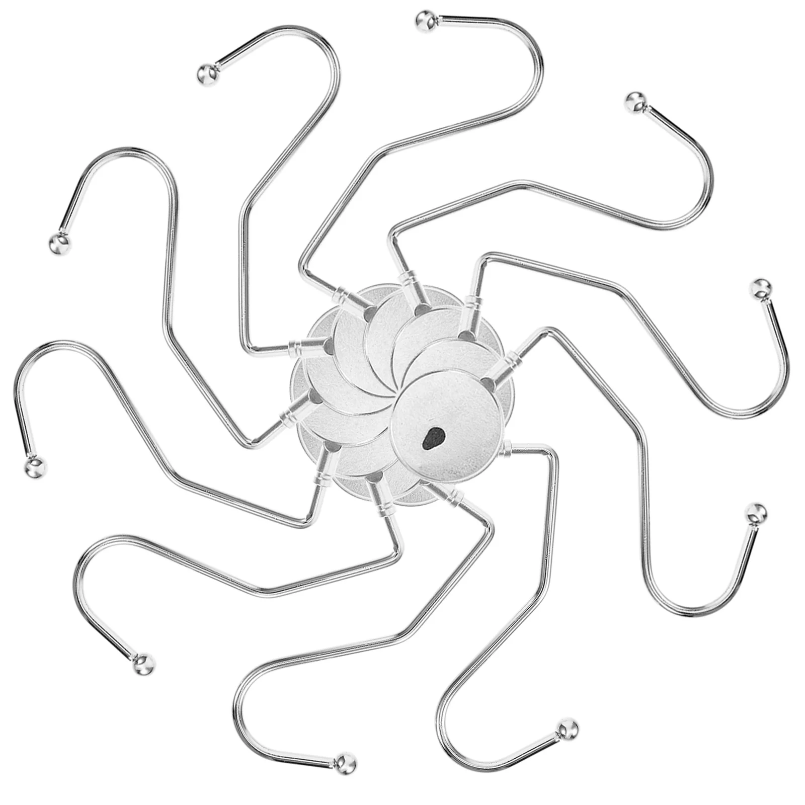 

10pcs Bag Hook Table Mount No Drill Needed Portable Desk Hanger For Office Dorm Room Use Purse Holder Organizer Tool