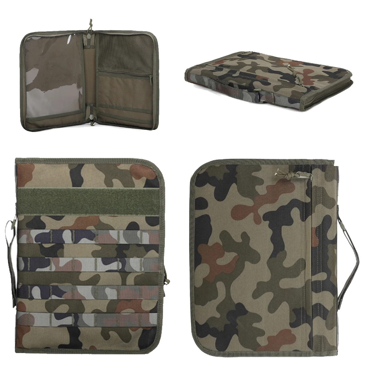 

New Tactical Military Storage Bag Outdoor Sports Confidential Document Pouch Multi-Function Large Capacity Camouflage Handbag