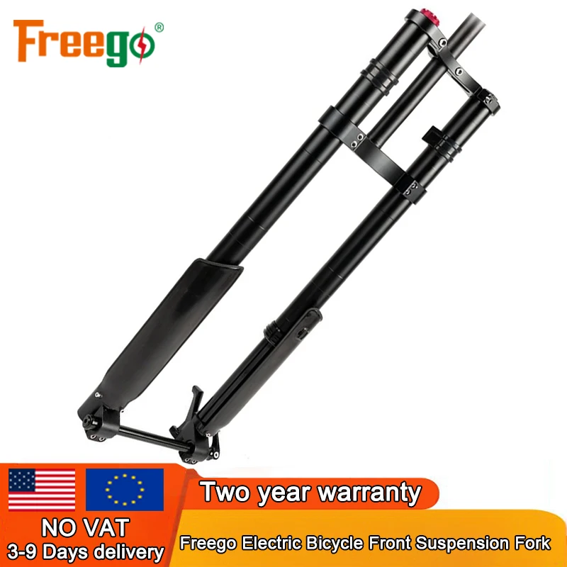 

US Stock Electric Bicycle Front Suspension Fork Dirt Bike Downhill Bike / heavy E-bike Front Fork/ front fork for Freego ebike