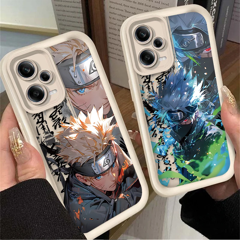 N-NARUTO-S Matte Phone Case For Xiaomi Redmi Note 13 14 12 11 Pro Plus 5G 12S 11S 10S 10 9 Redmi 14C 13C 12C 12 4G A3 A3X Etui