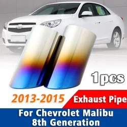 1Pcs Stainless Steel Exhaust Pipe Muffler For Chevrolet Malibu 8th Generation 2013-2015 Tailpipe Muffler Tip Car Accessories