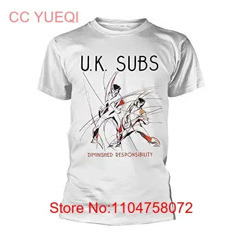 UK SUBS DIMINISHED RESP ropa talla S nueva camiseta 38 A66z vintage lavado estirado gráfico Top para uso diario suave homme