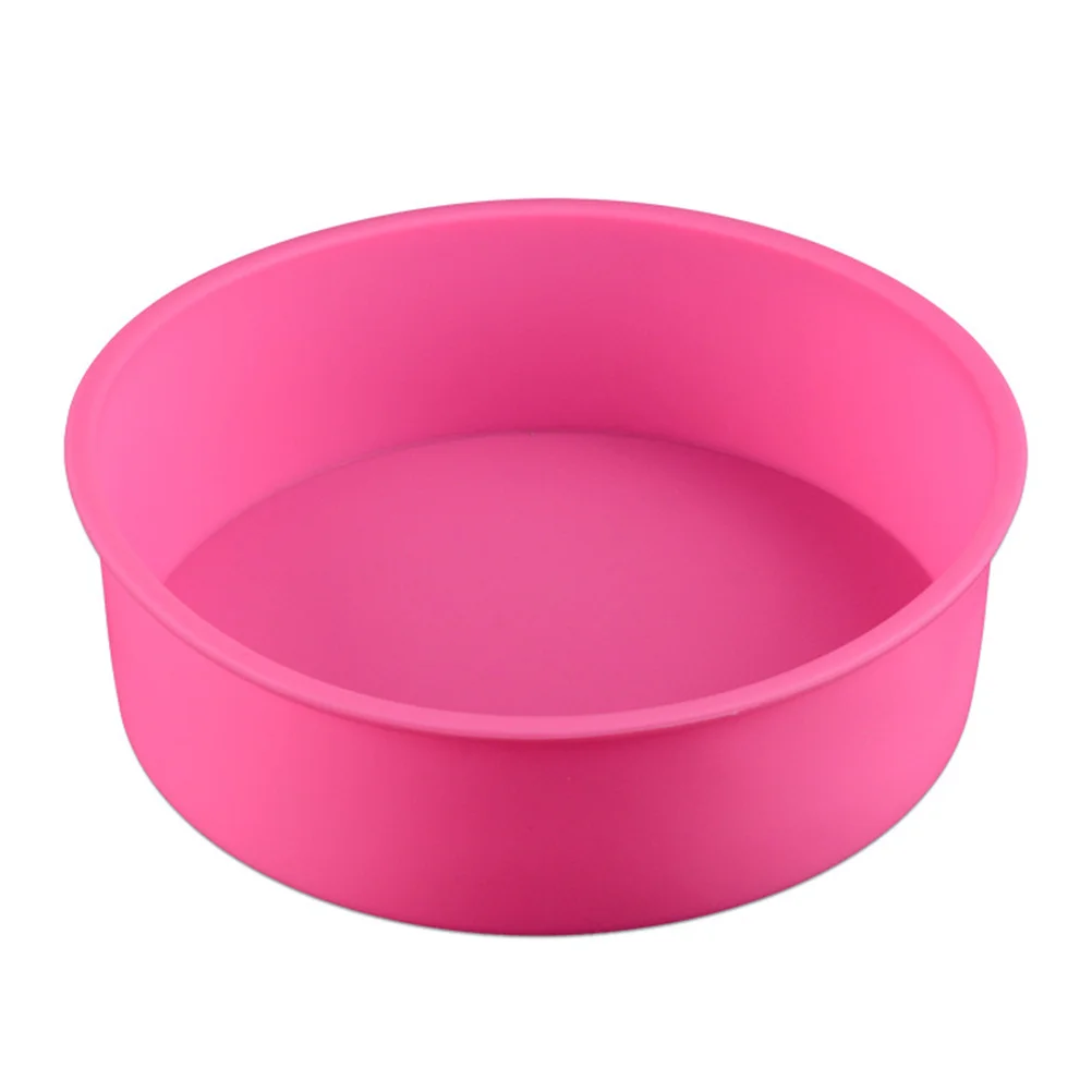 

3pcs Silicone Cake Mold 17Cm Round Baking Pan For Cake Making Easy Clean Cupcake Mould Silicone Baking Liners Kitchen Bakery