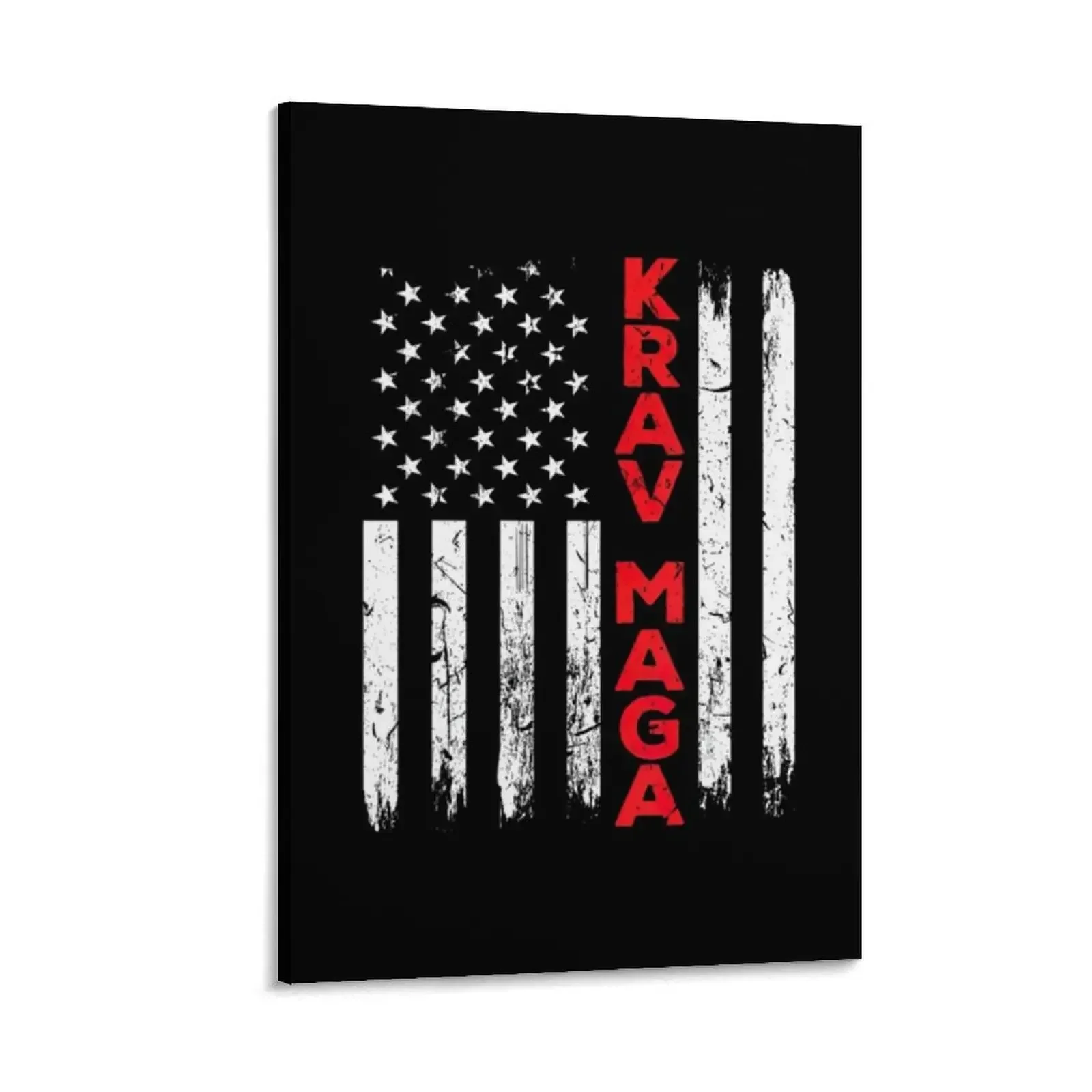 

Krav Maga Self Defense USA American Flag Fighter31 Canvas Painting fashion wall paintings decor pictures for wall