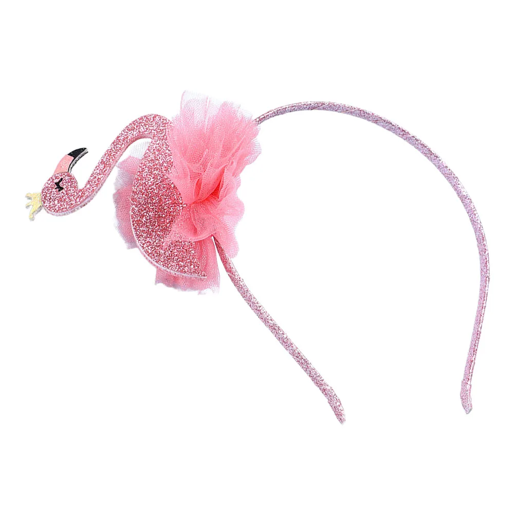 

Creative Flamingo Headband Funny Hair Accessory Party Stage Hawaiian Birthday Costume Headdress Women Hair Decoration