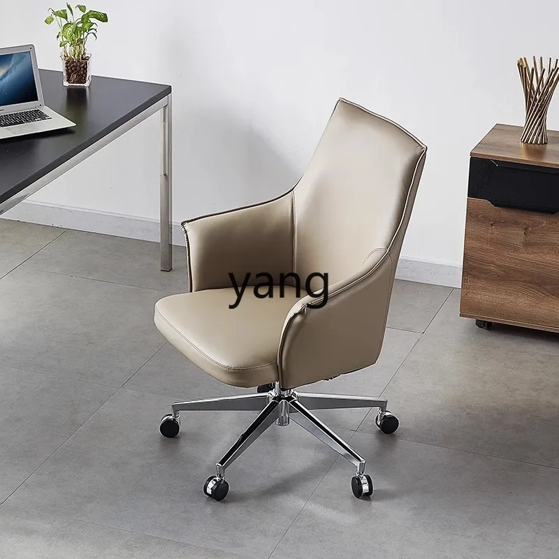 

LTT reclining home office computer chair, high-end light luxury universal wheel business chair