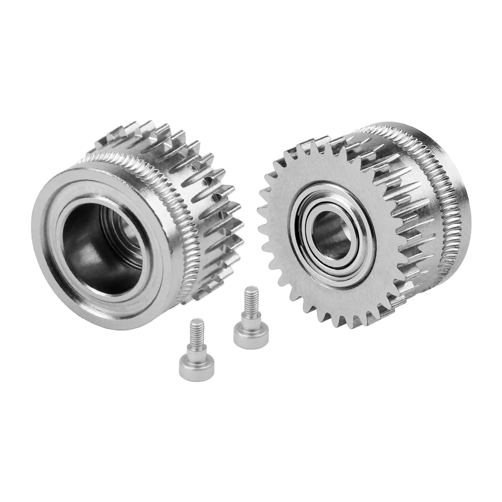2szt/lot CR K1C K1 Gear All Metal Filament Drive Gear dla Creality K1 Max Extruder Nickel Plated DLC Coating High Hardness Wear — zdjęcie produktu 3