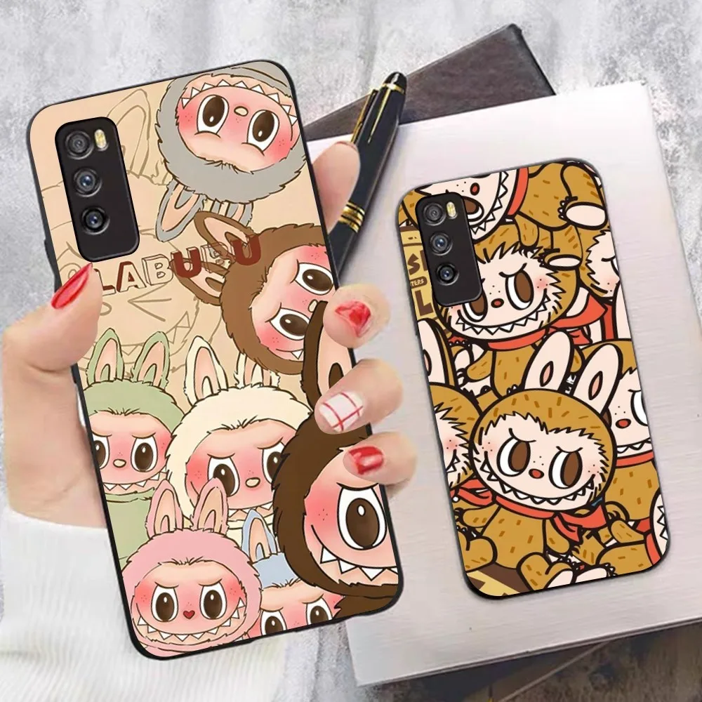 

Cute Cartoon Labubu Phone Case For Huawei Mate 10 20 30 40 50 Lite Pro Nova 3 3i 5 6 SE 7 Pro 7SE