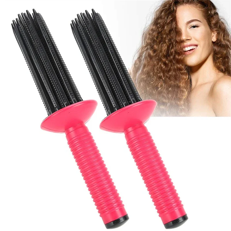 Adjustable Air Volume Comb Hair Fluffy Styling Curler Curls Comb Hair Curler Heatless Curling Make Up Brush Roller Tools 헤어브러쉬