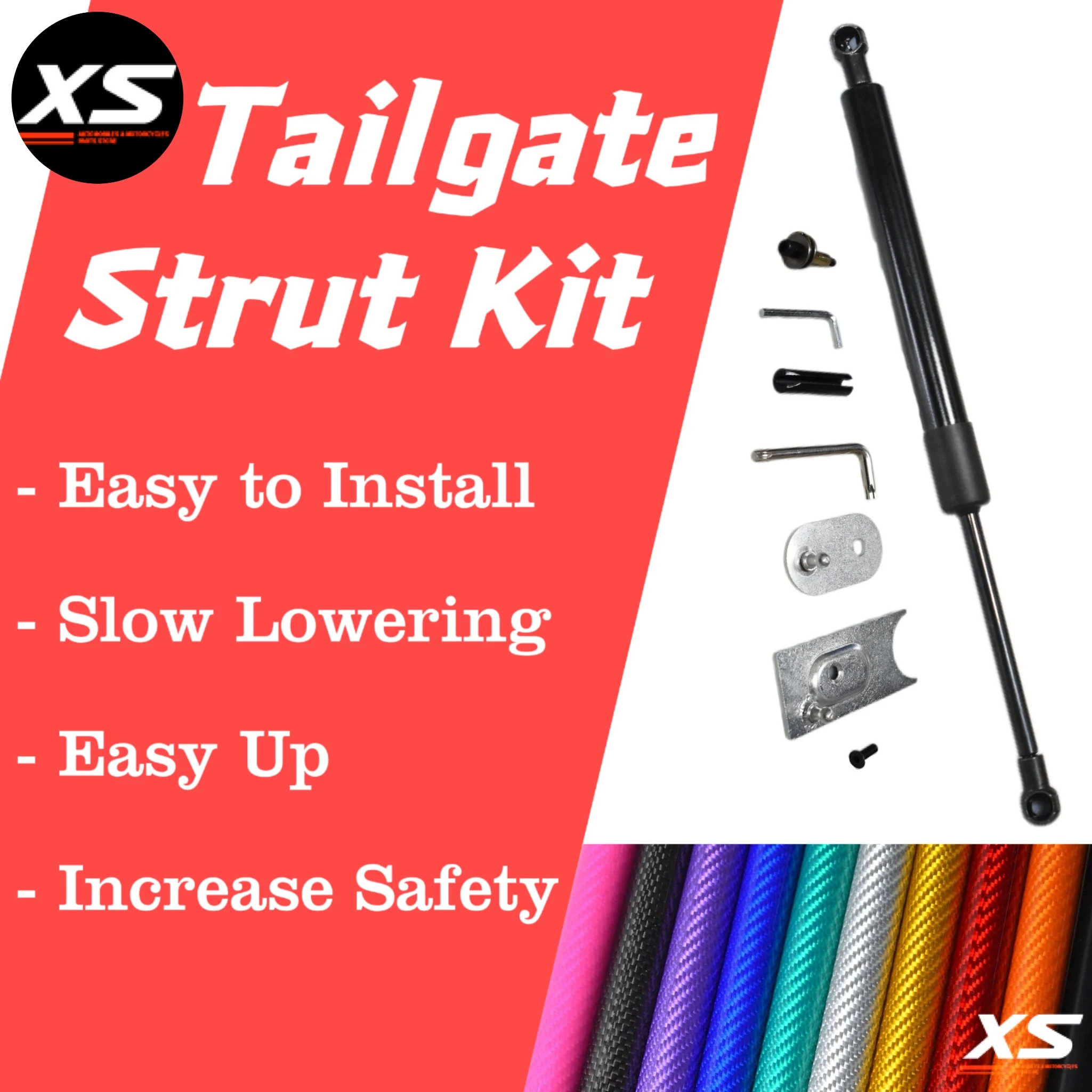 1PC Shock Assist Strut For Ram 2500 3500 2010-2018 For Ram 4000 2009-2024 Dodge Ram Rear Tailgate Slow Down Lift Support Damper