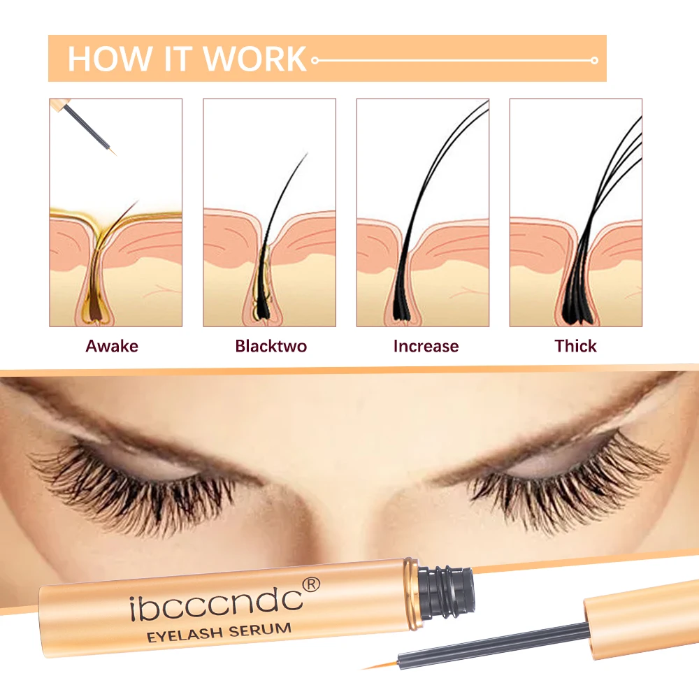 Eyelash Growth Serum Eyelash Eyebrow Growth Strong Makeup Extension Treatment Eyelash Growth Thicken Care Products